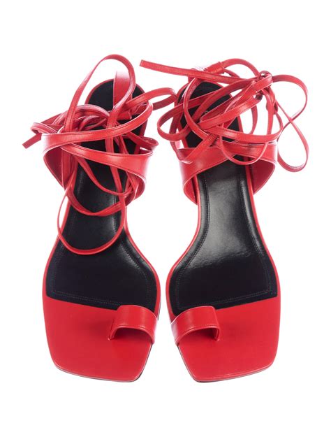 celine toe ring sandal red|Celine Céline 2017 Toe.